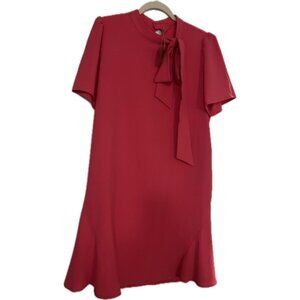 Hot Pink Bow-Neck Dress – Bold, Feminine & Chic (NWT, Boutique)